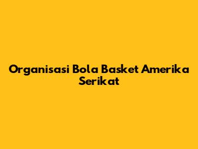 Organisasi Bola Basket Amerika Serikat